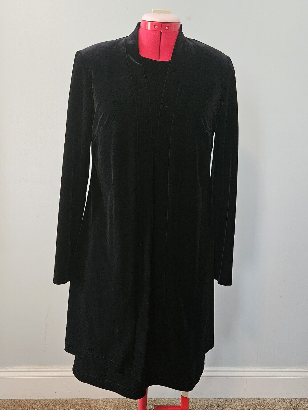 Velvet Dress with Jacket